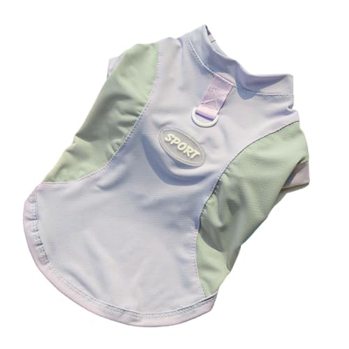 Atmungsaktive Hunde-Kühlweste für Outdoor-Aktivitäten, weiches Polyester, lockere Kleidung, leicht zu tragen, bequeme Haustierkleidung, Kühlweste für Hunde von Pocoiau