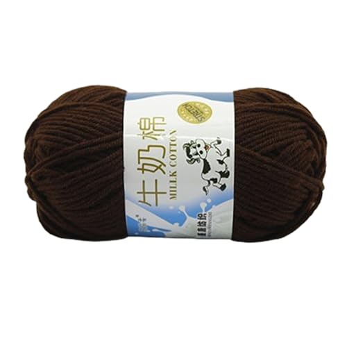 Bunt Häkelgarn Milch Baumwolle Handstricken Weiche Fäden für Hut Decken Schals Hand Bunt Häkeln Milch Zubehör von Pocoiau