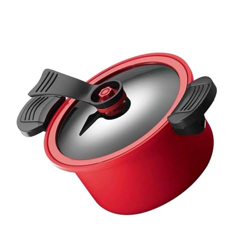 Großes Schnellkochtopf, gleichmäßige Wärmeverteilung, Kochtöpfe für Suppe und Reis, antihaftbeschichtet, Outdoor, Camping, Kochtöpfe von Pocoiau