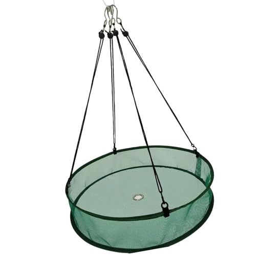 Pocoiau Hängende Vogelfutterläder Netzschale Mit Verstärktem Glasfaser Design Für Außenabfälle Containment Garten Vogelhilfeschale von Pocoiau