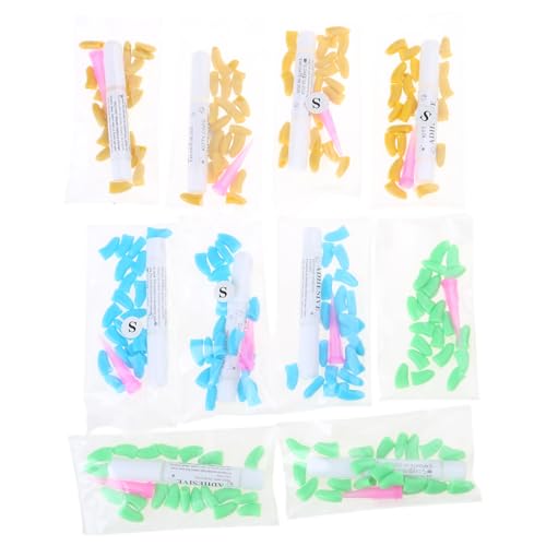 Krallenschutz für Katzen, mehrfarbig, 200 Stück, Schutzkappen für Hunde, kratzfeste Nägel, Möbelschutz, Haustier-Nagelkappen-Kits Krallenschutz für Katzen, mehrfarbig, 200 Stück, Schutzkappen für Hunde, kratzfeste Nägel, Möbelschutz, Haustier-Nagelkappen-Kits von Pocoiau