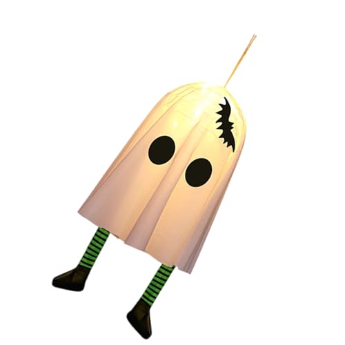 LED beleuchtete Specter Dekoration für Innen Außen Weiches Tuch Hängelampe für Urlaub Party Supplies Stoff Specter Halloween Dekoration von Pocoiau