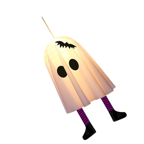 LED beleuchtete Specter Dekoration für Innen Außen Weiches Tuch Hängelampe für Urlaub Party Supplies Stoff Specter Halloween Dekoration von Pocoiau