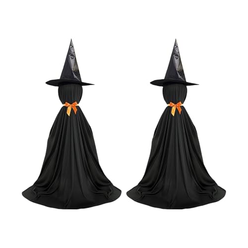 LED beleuchtete Specter Figur mit stabilem Sockel für Halloween Dekoration Veranda Rasen Party Spukszene Kreation Leuchtende Halloween Specter Dekorationen von Pocoiau