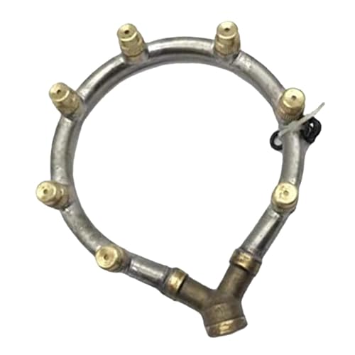 Multifunktionale Hochdrucksprühdüse 7 abnehmbare Spitze Industrie Edelstahl für Outdoor-Bewässerungssysteme Gartenbewässerung Sprüher von Pocoiau