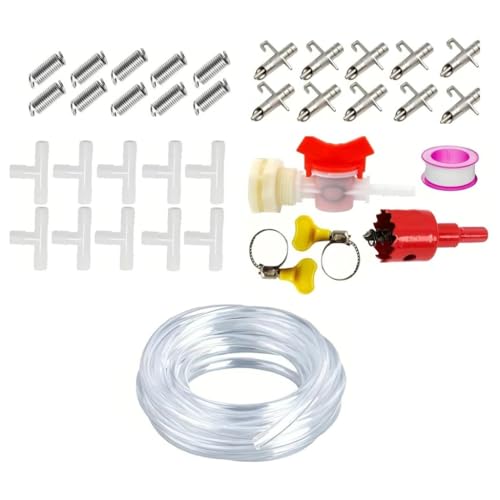Pocoiau 10/20 Stück Automatische Kaninchen Bewässerungssysteme Kits mit Nippeln Trinker für kleine Haustiere und Geflügel Fütterung Pocoiau 10/20 Stück Automatische Kaninchen Bewässerungssysteme Kits mit Nippeln Trinker für kleine Haustiere und Geflügel Fütterung von Pocoiau