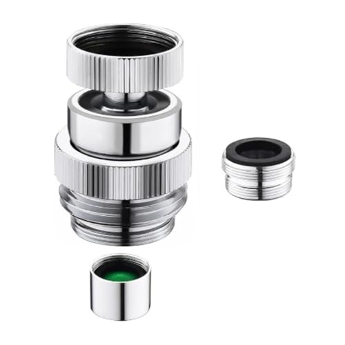 Pocoiau 360 Grad Rotierender Gartenschlauch Wasserhahnadapter Messing Faden Und Leckdosen Design Zum Mühelos Bewässerung Von Autowaschanschluss Wasserhahnadapter Für Gartenarbeit von Pocoiau