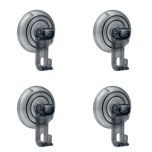 Pocoiau 4pcs/8pcs Bad Saugnapfbecher Hanghaken Hochleistungs Vakuumtuch Und Loofah Abnehmbares Robenlagerstange Leistungsstarke Saughaken von Pocoiau