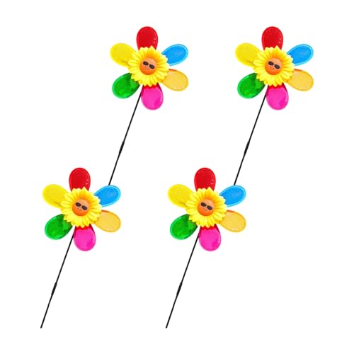 Pocoiau 4pcs Reflektierende Blumenstischwäsche Freien Spinner Yard Garten Garten Pinwheels Farbenfrohe Blüten Windmühle Dekorative Bunte Windmühle Set Set Pocoiau 4pcs Reflektierende Blumenstischwäsche Freien Spinner Yard Garten Garten Pinwheels Farbenfrohe Blüten Windmühle Dekorative Bunte Windmühle Set Set von Pocoiau