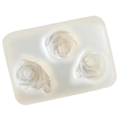 Pocoiau Rosen-Silikon-Kerzenformen für Epoxidharz, Kerzen, Seife, Fondant, Schokolade, Süßigkeiten, Backen, Zement, Ton, Silikon Pocoiau Rosen-Silikon-Kerzenformen für Epoxidharz, Kerzen, Seife, Fondant, Schokolade, Süßigkeiten, Backen, Zement, Ton, Silikon von Pocoiau