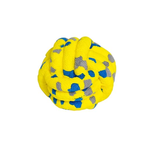 Pocoiau Springende Haustier Spielzeugball Solid Ball Chew Resistant Design Kaut Spielzeugstütze Zähnehygiene Für Aggressive Kauen Interaktion Haustier von Pocoiau