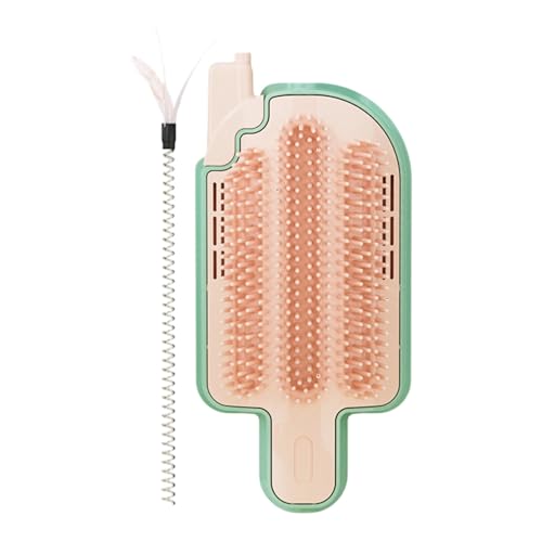 Pocoiau Verstellbarer Pet Pflegepinsel Pinsel Set Abnehmbares Haarsammler Wandmontage Montierbares Werkzeug Weiche Borsten Borsten Katzen Pinsel von Pocoiau