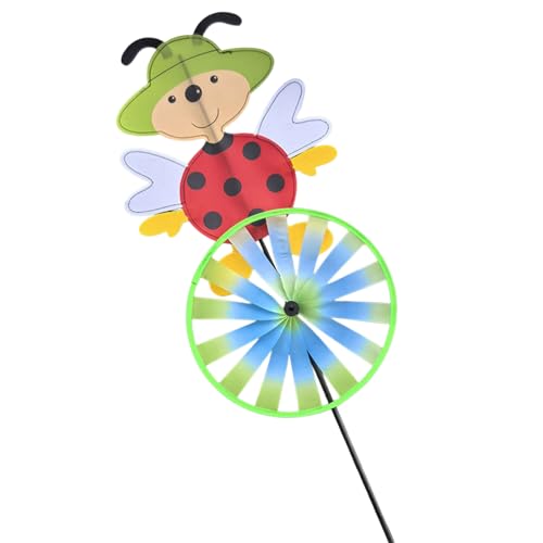 Pocoiau Vogelscheuche Windmühlen Außen Innenkörper Für Winde Resistente Design Easy Ground Installation Family Yard Art Outdoor Dekorative Windspinner von Pocoiau