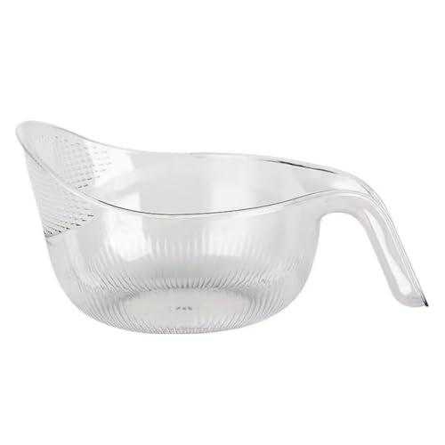 Reiswascher mit Griff PET Ergonomischer Griff Reis Waschsieb Reis Waschschüssel Geeignet für Reis und Gemüse Reiswascher mit Griff PET Ergonomischer Griff Reis Waschsieb Reis Waschschüssel Geeignet für Reis und Gemüse von Pocoiau