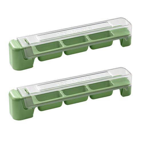 Set Von 2 Eiswürfeln Tablett Eiswürfel Maker Rechteckige Form Eisformen Eiswürfel Formen Plastikstruktur Für Getränkecocktails von Pocoiau