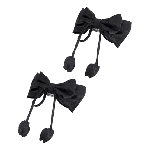 Set mit 2 wiederverwendbaren Raffhaltern für Fenstervorhänge, elegante Rosen, Schleifenhalter, Schnallen für Zuhause, Hochzeiten, Partys, Schleifen, Vorhang-Raffhalter von Pocoiau
