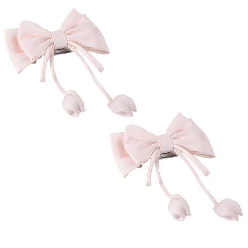 Set mit 2 wiederverwendbaren Raffhaltern für Fenstervorhänge, elegante Rosen, Schleifenhalter, Schnallen für Zuhause, Hochzeiten, Partys, Schleifen, Vorhang-Raffhalter von Pocoiau