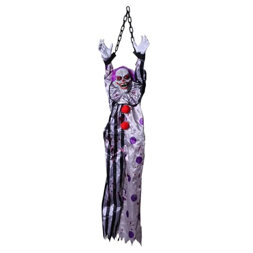 Sound Aktiviert Halloweens Skelett Specter Dekoration Hanging Outdoor Animatronic Figur Mit Leuchtenden Außen Halloweens Sensor Requisiten von Pocoiau