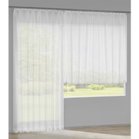 Fertigstore Mara weiß B/L: ca. 450x145 cm von Pocoline