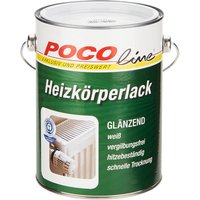 POCOline Acryl Heizkörperlack weiß glänzend ca. 2,5 l von Pocoline