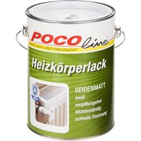 POCOline Acryl Heizkörperlack weiß seidenmatt ca. 2,5 l von Pocoline