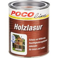 POCOline Acryl Holzlasur teak seidenglänzend ca. 0,75 l von Pocoline