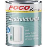 POCOline Acryl Vorstreichfarbe weiß matt ca. 0,75 l von Pocoline