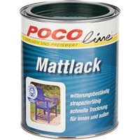 POCOline Acyl Buntlack moosgrün matt ca. 0,75 l von Pocoline