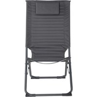 POCOline Campingstuhl dunkelgrau Stahlrohr B/H/L: ca. 70x86x48 cm von Pocoline
