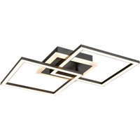 POCOline Deckenleuchte schwarz Metall B/H/L: ca. 54x7,5x33 cm von Pocoline