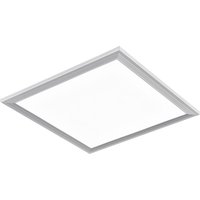 POCOline Deckenpanel Plano weiß silber Kunststoff Aluminium B/H/L: ca. 45x7x45 cm von Pocoline