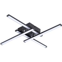 POCOline LED-Deckenleuchte schwarz Kunststoff B/H/L: ca. 51x6x51 cm von Pocoline