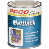 POCOline Mattlack cremeweiß matt ca. 0,75 l von Pocoline