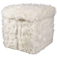 POCOline Sitzhocker weiß B/H/L: ca. 38x38x38 cm von Pocoline