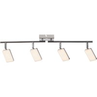 POCOline Spotbalken Chrom Metall Kunststoff L: ca. 63 cm 4 Brennstellen von Pocoline
