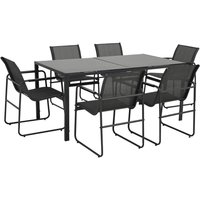 POCOline Tischgruppe dunkelgrau Stahlrohr von Pocoline