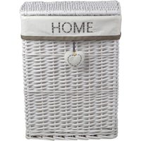 POCOline Wäschekorb weiß Weide B/H/L: ca. 28x48x38 cm POCOline Wäschekorb weiß Weide B/H/L: ca. 28x48x38 cm von Pocoline