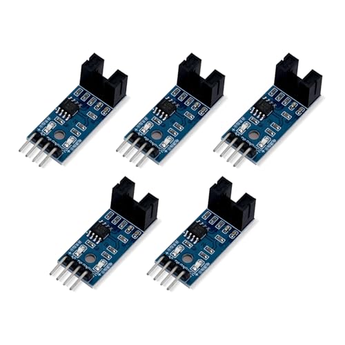 5 Stück LM393 Chip Motor Komparator Messung Geschwindigkeitssensor Modul Slot Typ IR Optokoppler für MCU Arduino 5 Stück LM393 Chip Motor Komparator Messung Geschwindigkeitssensor Modul Slot Typ IR Optokoppler für MCU Arduino von Podazz