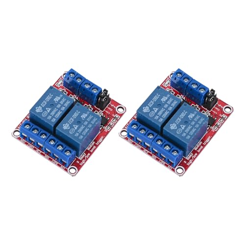 Podazz 2pcs DC 12V 2 Kanal Relaismodul mit isoliertem Optokoppler High und Low Level H/L Pegel Triggermodul ausgelöst durch DC 12V Podazz 2pcs DC 12V 2 Kanal Relaismodul mit isoliertem Optokoppler High und Low Level H/L Pegel Triggermodul ausgelöst durch DC 12V von Podazz