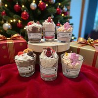 Weihnachtsduftkerzen Dessert Kerzen Geschenkidee Weihnachtsdeko Lebkuchencookie von PoddysZauber