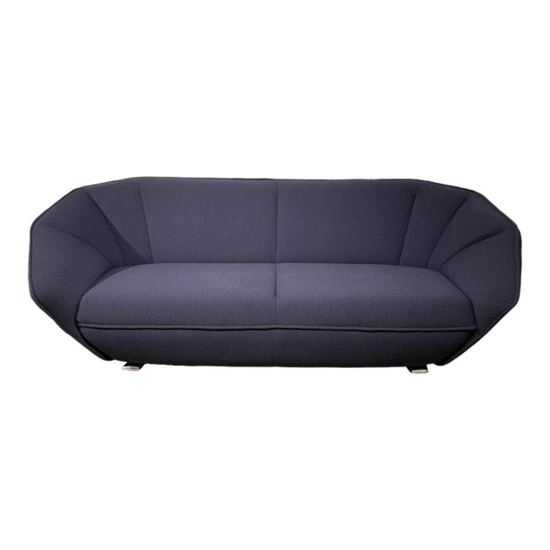 Sofa 3-Sitzer Colla Stoff 26169 Mosaic 2-692 Füße Aluminium Poliert von Pode