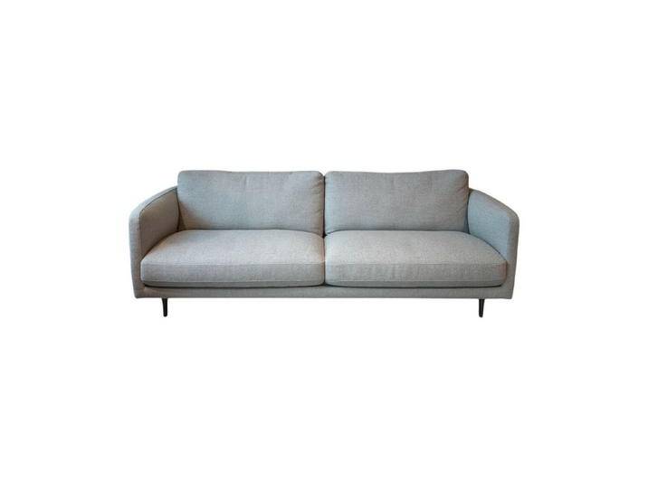 pode 2-Sitzer Sofa Tweak Stoff Fresco 727 Ice Hellgrau Gestell Anthrazit von Pode