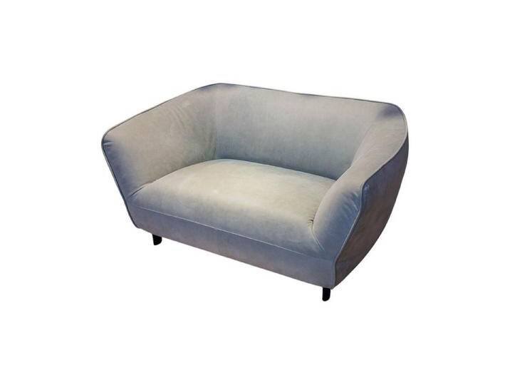 pode Cocktailsessel Sessel Turia Leder Neron 910 Chia Grau Gestell Aluminium Lackiert von Pode