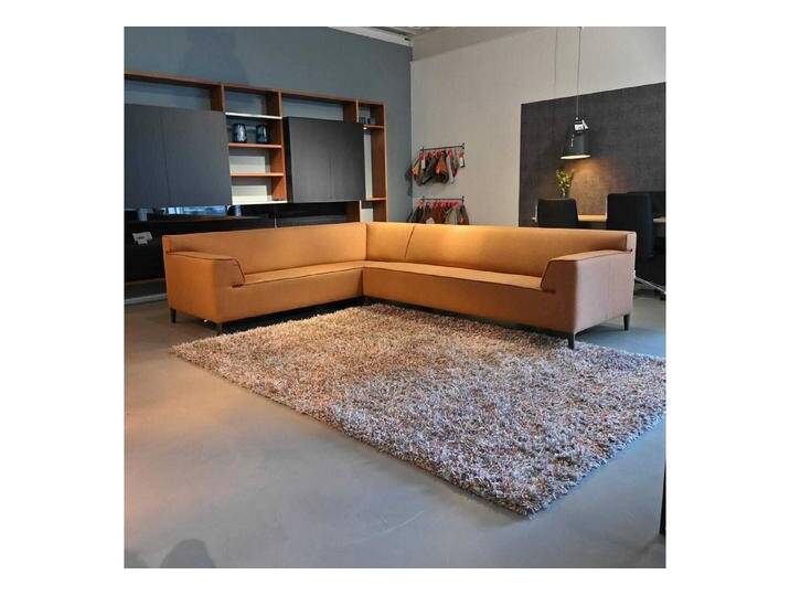 pode Ecksofa Ecksofa Stoff Kvadrat 6 Re-Wool 568 Grau, grau von Pode