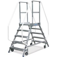 KRAUSE® STABILO Podesttreppe, 2-seitig, verfahrbar, Standhöhe 1,20 m von KRAUSE®