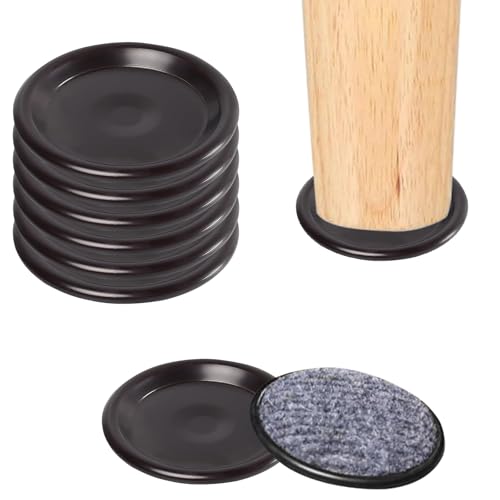 Runde Filz-Möbelgleiter mit Teppichboden, 4,8 cm wiederverwendbare Möbelgleiter, Möbelgleiter zum Schutz von Hartholzböden, Teppichen, 8 Stück Runde Filz-Möbelgleiter mit Teppichboden, 4,8 cm wiederverwendbare Möbelgleiter, Möbelgleiter zum Schutz von Hartholzböden, Teppichen, 8 Stück von Poeruse