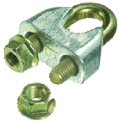 Drahtseilklemmen verzinkt DIN 1142 8mm - 5/16" von Pösamo