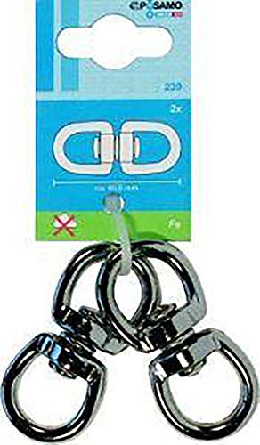 Drehwirbel 60 Stahl-vern.a 2Stck. von Pösamo