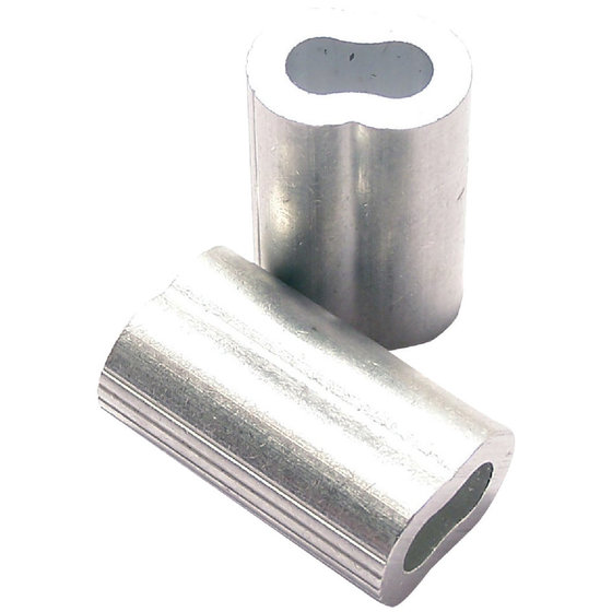 PÖSAMO - Pressklemmen für Drahtseil ø4,0mm Aluminium von Pösamo