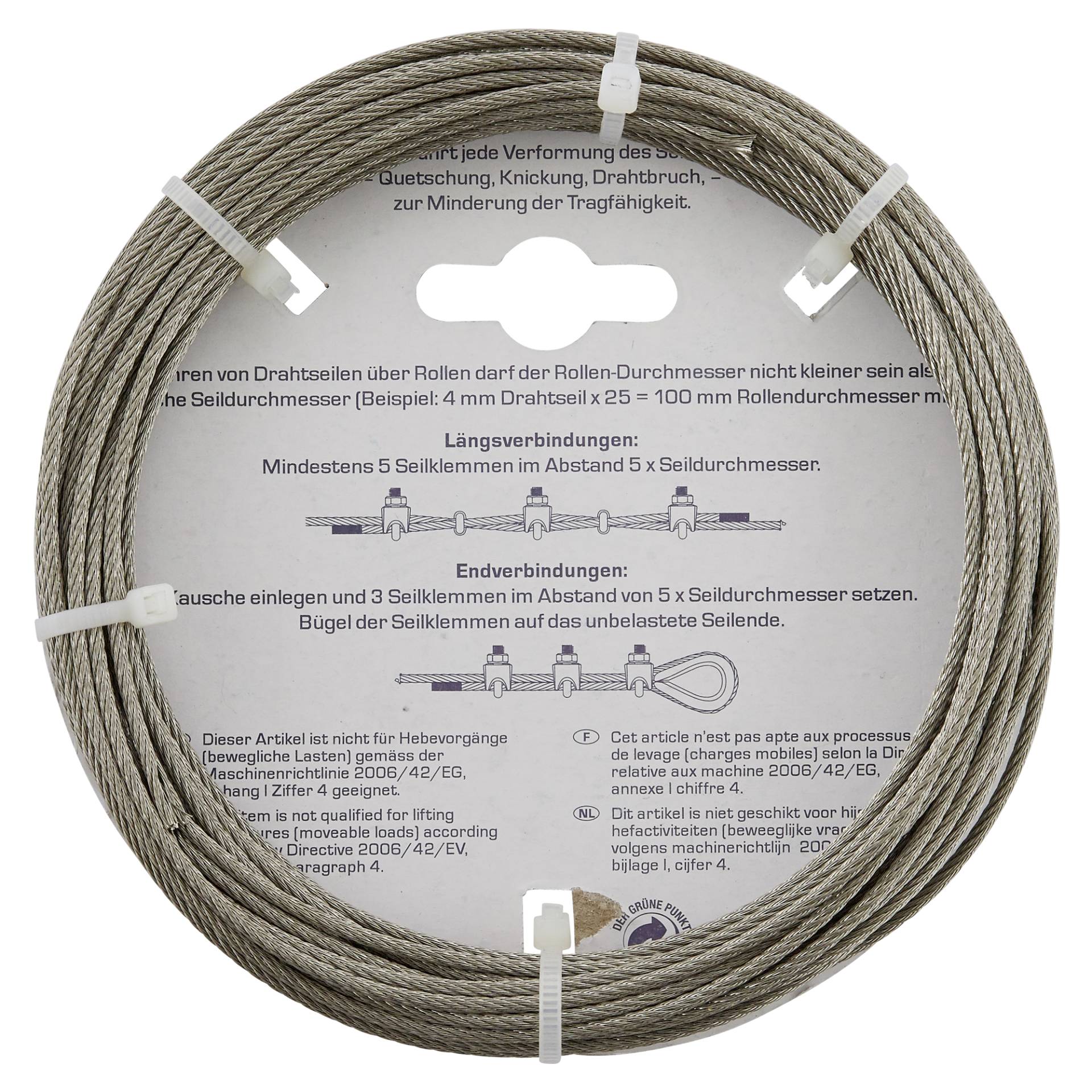 Pösamo Drahtseil Edelstahl 2 mm x 10 m von Pösamo